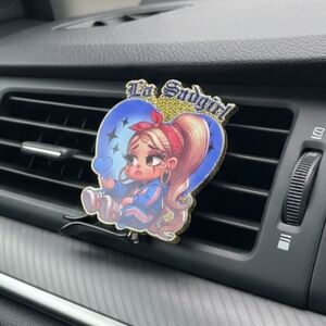 Car Air Freshener with LA SADGIRL